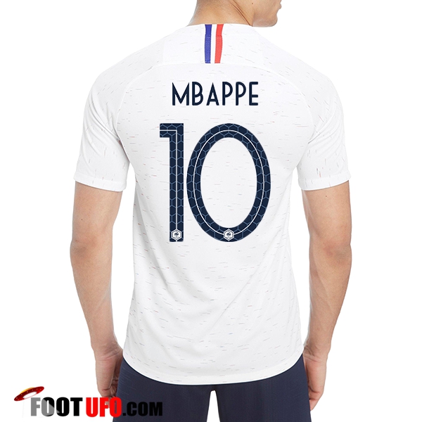 Maillot Foot Equipe de France (Mbappe 10) Exterieur 2018 2019