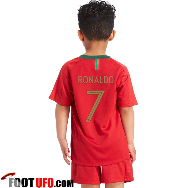 Maillot Equipe de Portugal Enfants (Ronaldo 7) Domicile 2018 2019