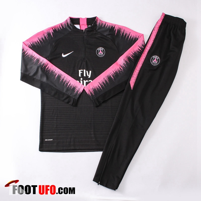 Nouveau Survetement de Foot PSG Noir/Rose Ensemble 2018/2019 ... Nouveau Survetement de Foot PSG Noir/Rose Ensemble 2018/2019 ...