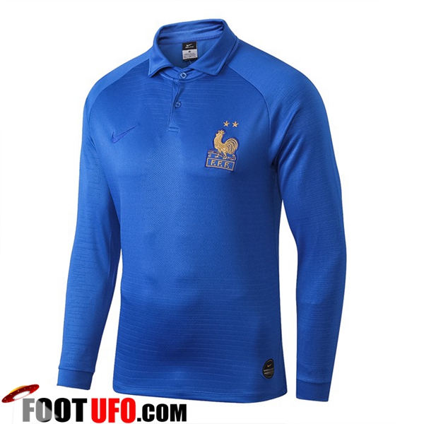 Sweatshirt Training France 100Eme Anniversaire Bleu