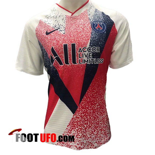 Training T-Shirts PSG ALL Version Fuite Rouge Blanc 2019/2020