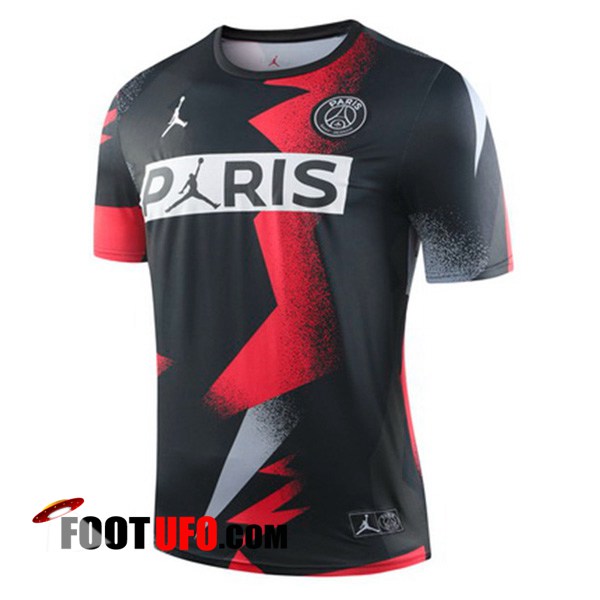 Training T-Shirts PSG Jordan Noir Rouge 2019/2020