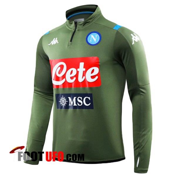 Sweatshirt Training SSC Naples Vert Fonce 2019/2020