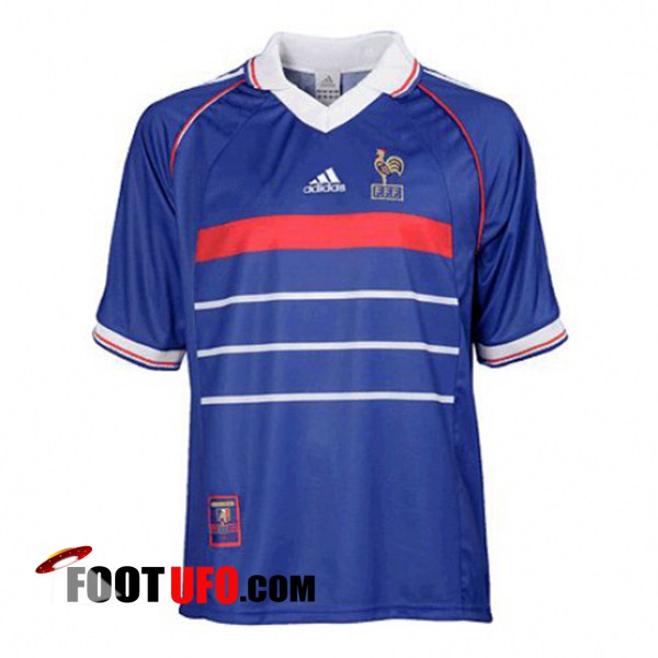 Nouveau Maillot de Foot France Domicile 1998 Achat Fiable