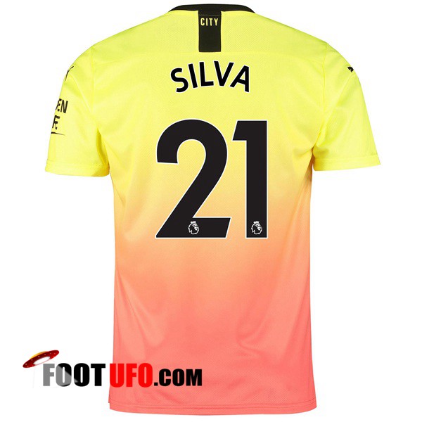 Maillot de Foot Manchester City (SILVA 21) Third 2019/2020