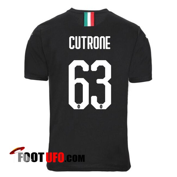 Maillot de Foot Milan AC (CUTRONE 63) Third 2019/2020