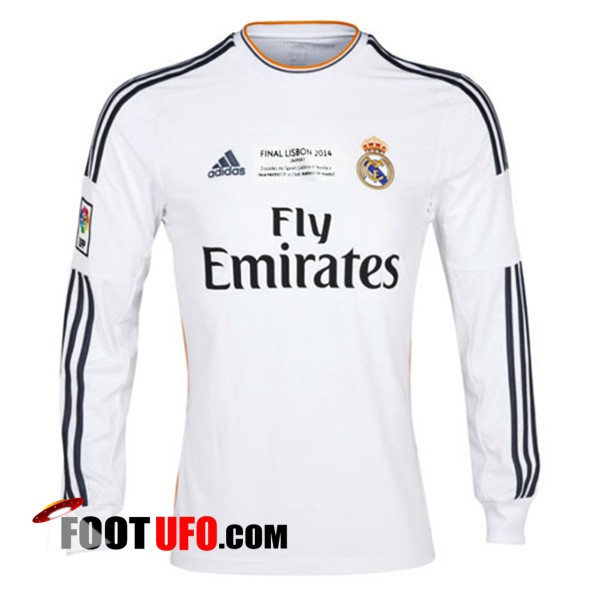 Maillot de Foot Real Madrid Manches longues Domicile 2013/2014