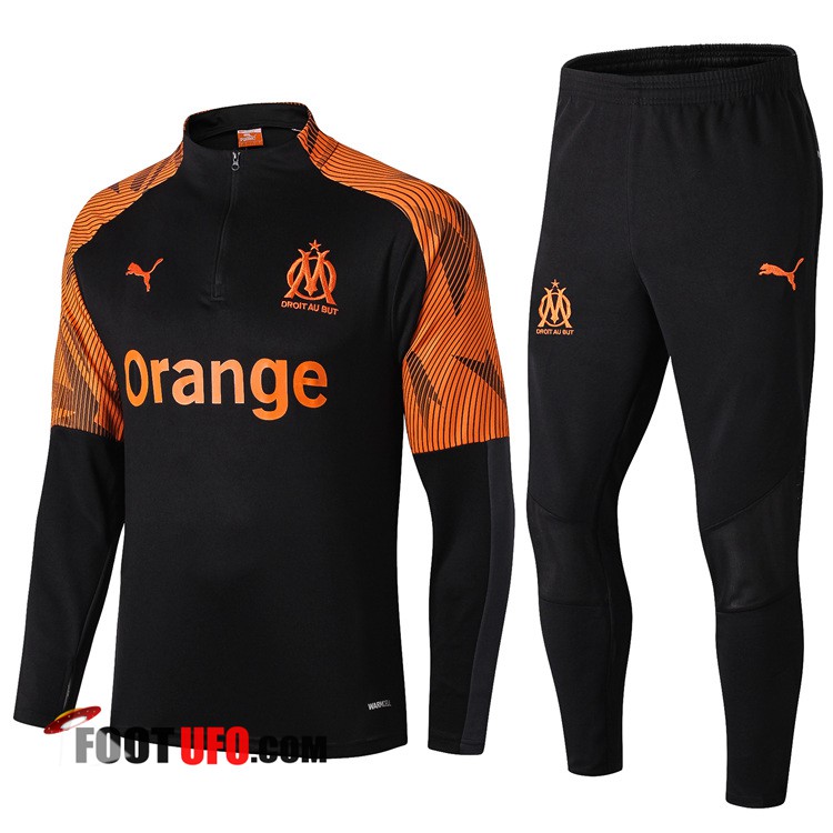 Nouveau Ensemble Survetement Foot Marseille OM Noir Orange 2019/20 Acheter Fiable Nouveau Ensemble Survetement Foot Marseille OM Noir Orange 2019/20 Acheter Fiable
