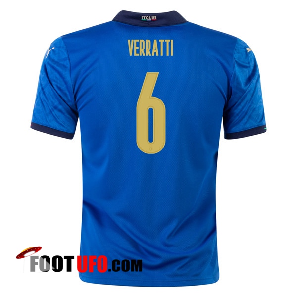 Maillot Equipe Foot Italie (VERRATTI 6) Domicile 2020/2021 ...