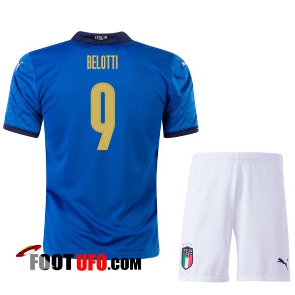 Maillot UEFA Euro 2020 Italie (BELOTTI 9) Enfant Domicile