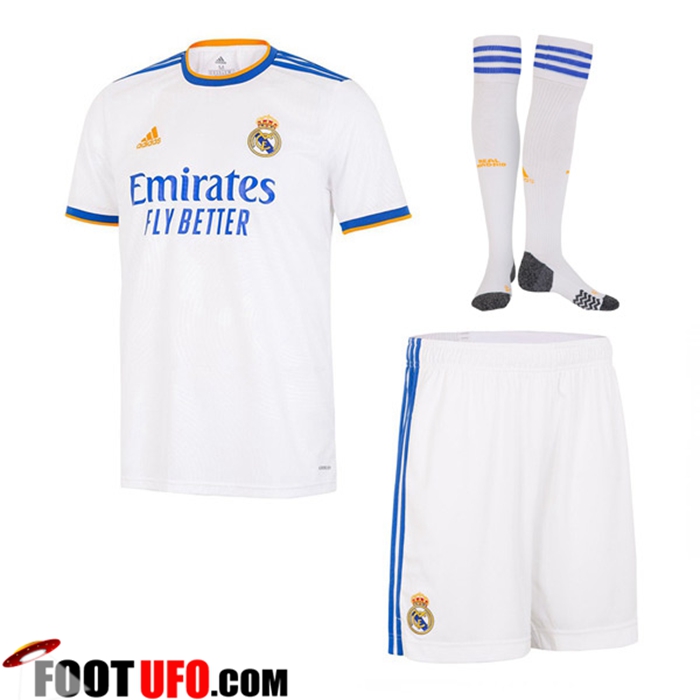 Ensemble Maillot Foot Real Madrid Domicile (Short + Chaussettes) 2021/2022