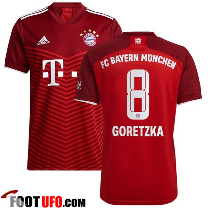 Maillot de Foot Bayern Munich (Goretzka 8) Domicile 2021/2022