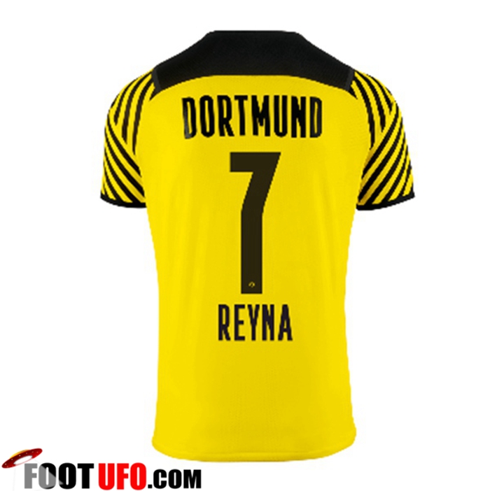 Maillot de Foot Dortmund BVB (Reyna 7) Domicile 2021/2022