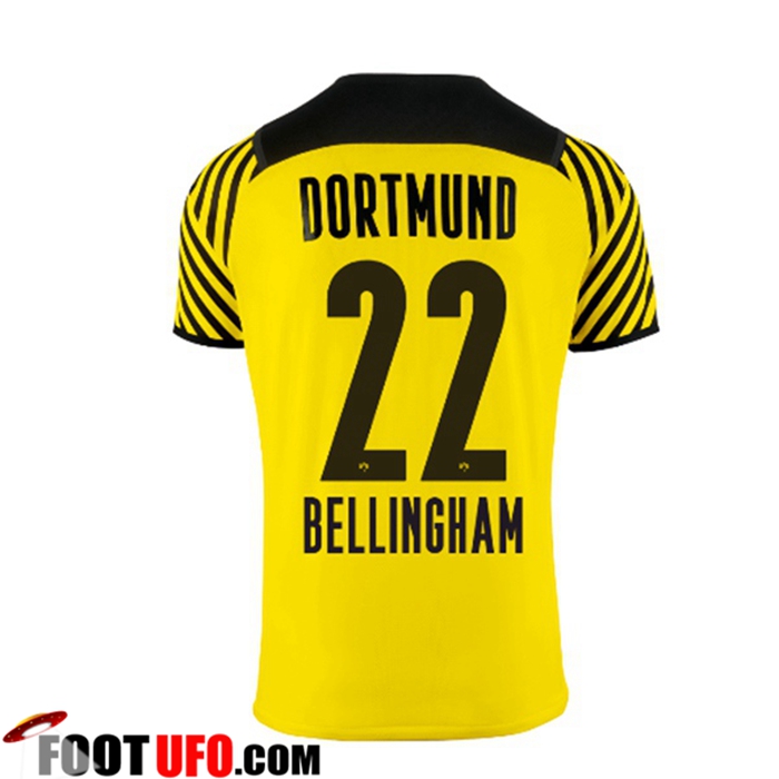 Maillot de Foot Dortmund BVB (Bellingham 22) Domicile 2021/2022