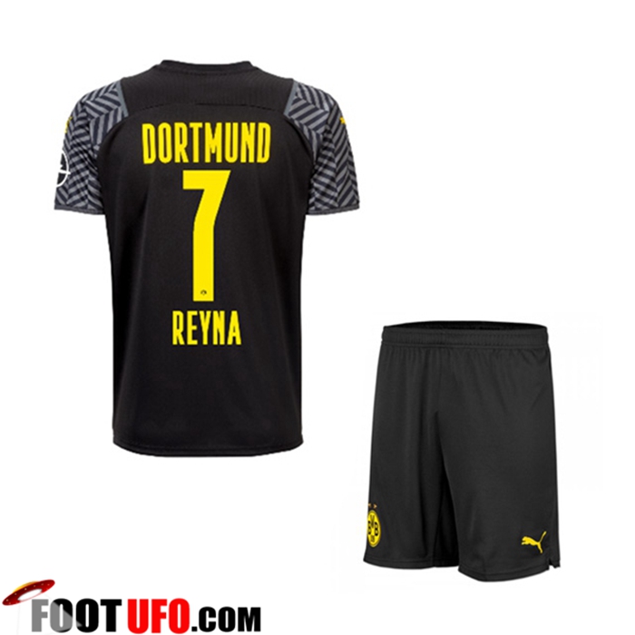 Maillot de Foot Dortmund BVB (Reyna 7) Enfant Exteieuir 2021/2022