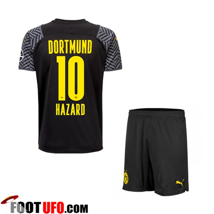 Maillot de Foot Dortmund BVB (Hazard 10) Enfant Exteieuir 2021/2022