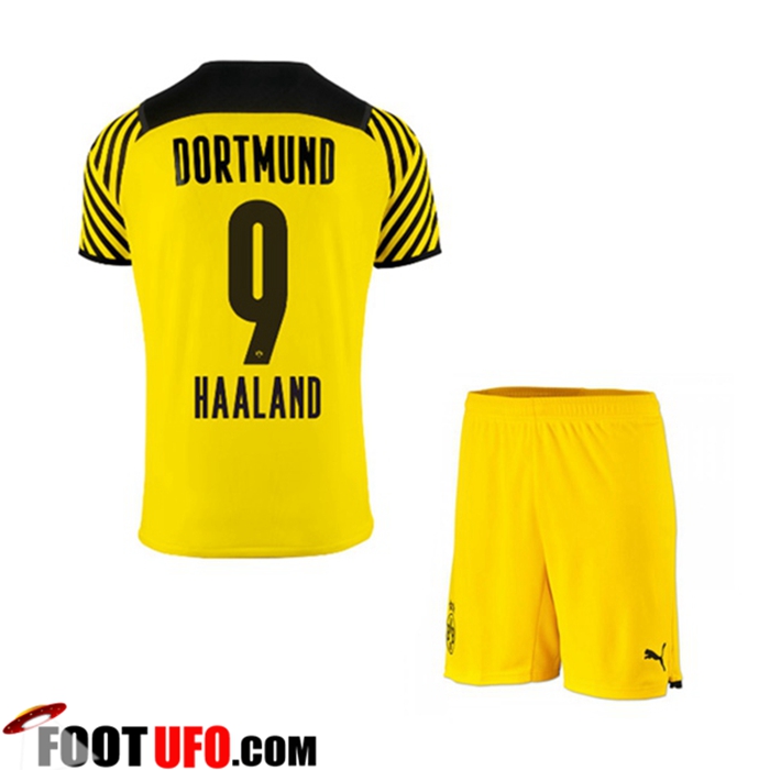 Maillot de Foot Dortmund BVB (Haaland 9) Enfant Domicile 2021/2022