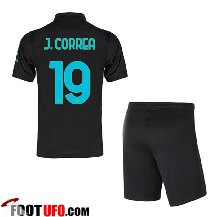 Maillot de Foot Inter Milan (J.CORREA 19) Enfant Third 2021/2022