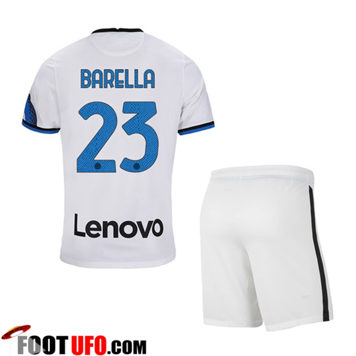 Maillot de Foot Inter Milan (BARELLA 23) Enfant Exterieur 2021/2022