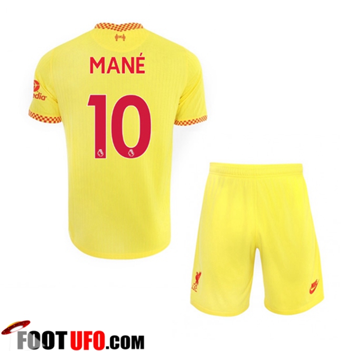 Maillot de Foot FC Liverpool (Sadio Mane 10) Enfant Third 2021/2022