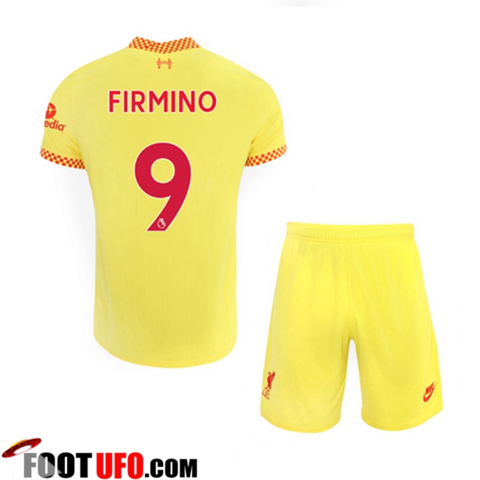 Maillot de Foot FC Liverpool (Roberto Firmino 9) Enfant Third 2021/2022