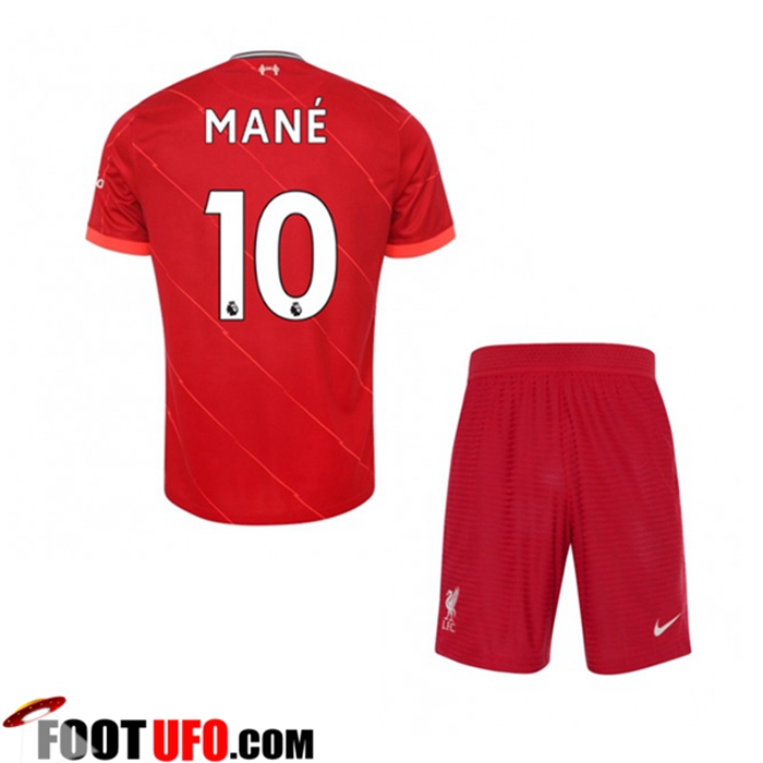 Maillot de Foot FC Liverpool (Sadio Mane 10) Enfant Domicile 2021/2022