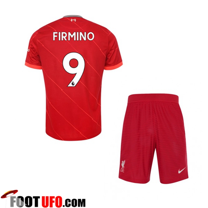 Maillot de Foot FC Liverpool (Roberto Firmino 9) Enfant Domicile 2021/2022