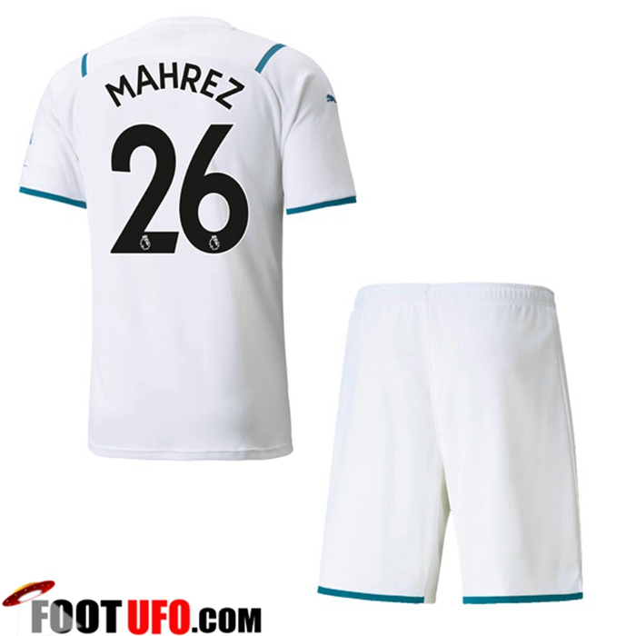 Maillot de Foot Manchester City (MAHREZ 26) Enfant Exterieur 2021/2022