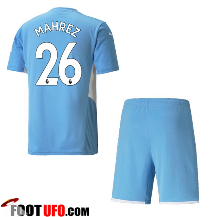 Maillot de Foot Manchester City (MAHREZ 26) Enfant Domicile 2021/2022