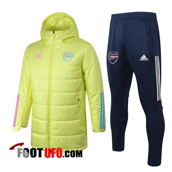Doudoune Du Foot Arsenal Jaune + Pantalon 2020/2021