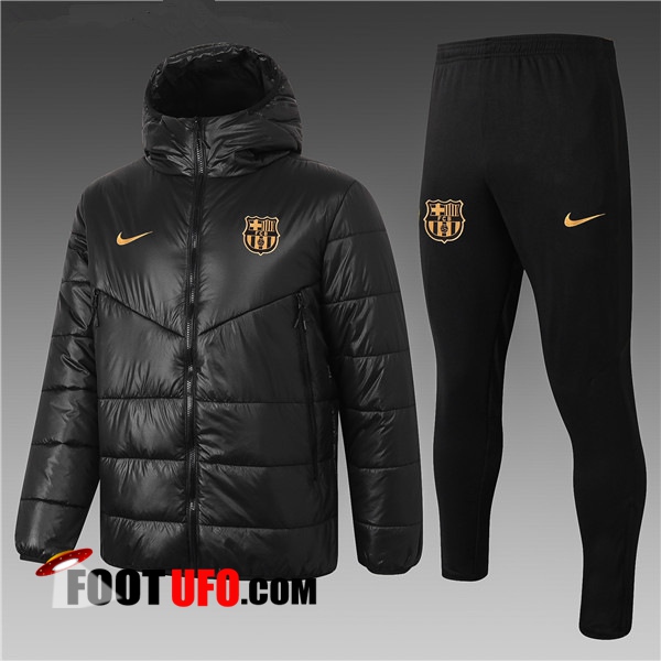 Doudoune Du Foot FC Barcelone Noir + Pantalon 2020/2021