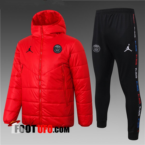 Doudoune Du Foot PSG Jordan Rouge + Pantalon 2020/2021