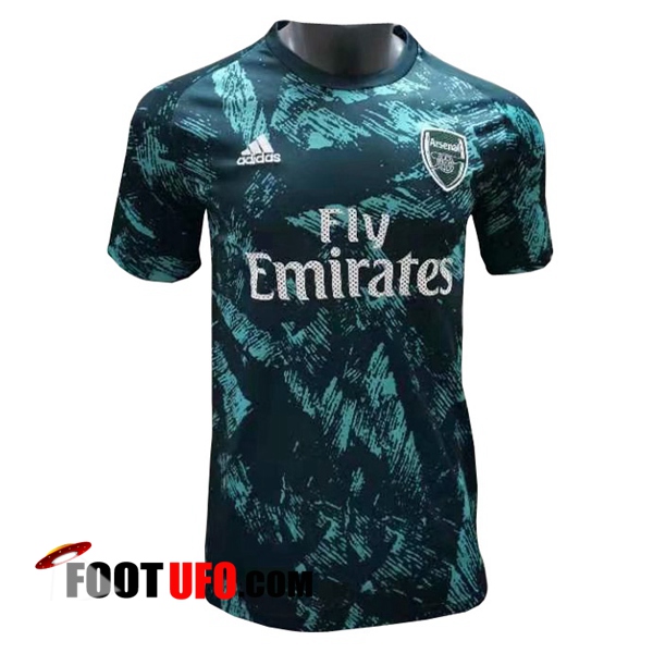 Training T-Shirts Arsenal Noir/Vert 2020/2021