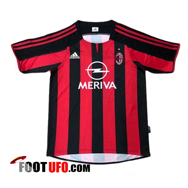Maillot de Foot Milan AC Retro Domicile 2003/2004