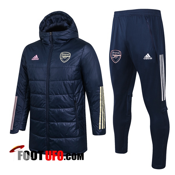 Doudoune De Foot Arsenal + Pantalon Bleu Marin 2020/2021