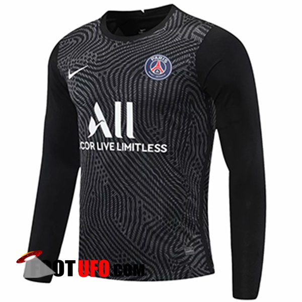 Maillot de Foot PSG Gardien De But Noir Manche longue 2020 ... Maillot de Foot PSG Gardien De But Noir Manche longue 2020 ...