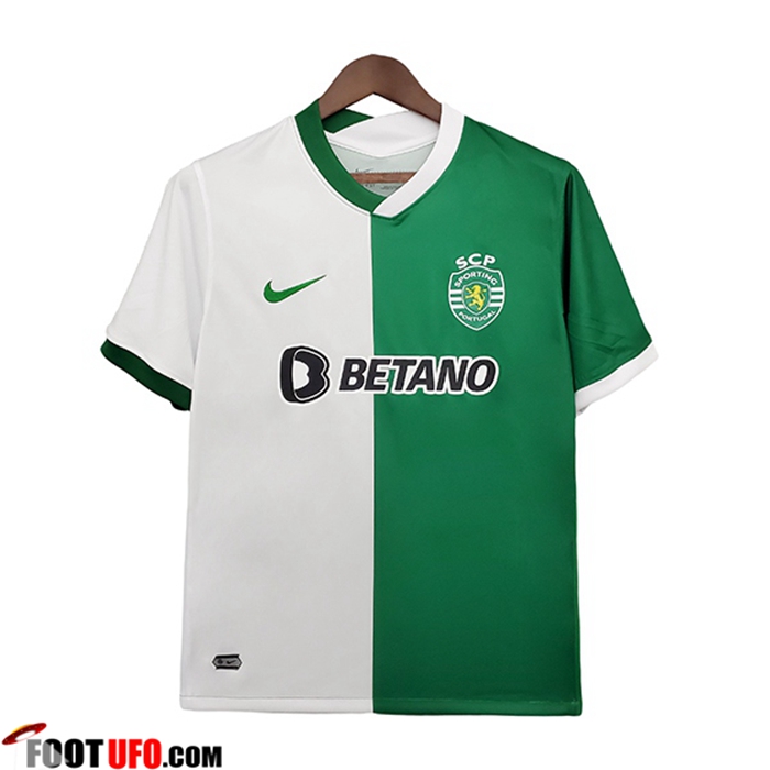 Training T-Shirts Sporting CP Vert/Blanc 2021/2022