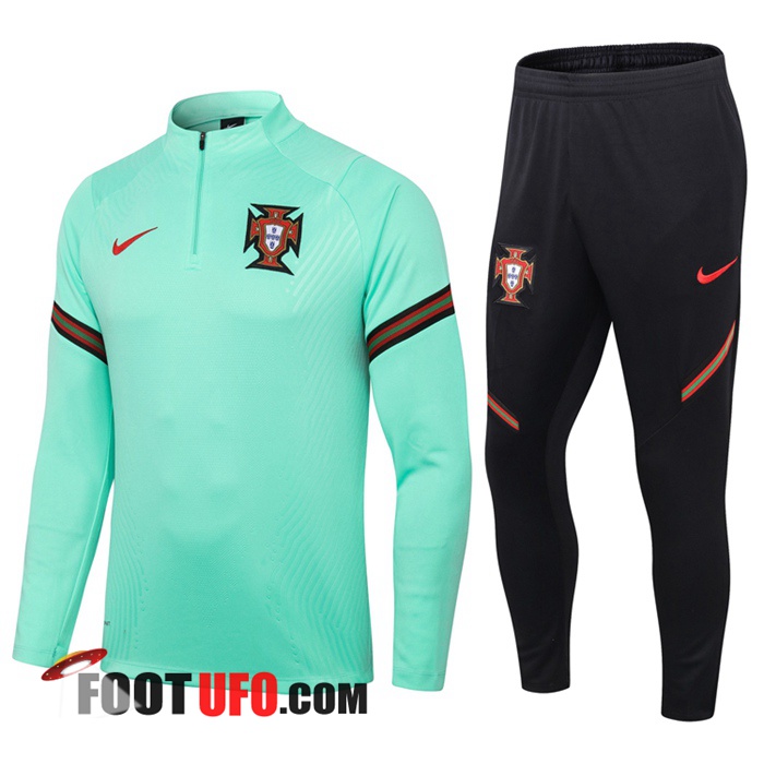 Nouveau Ensemble Survetement Foot Portugal Vert 2020/2021