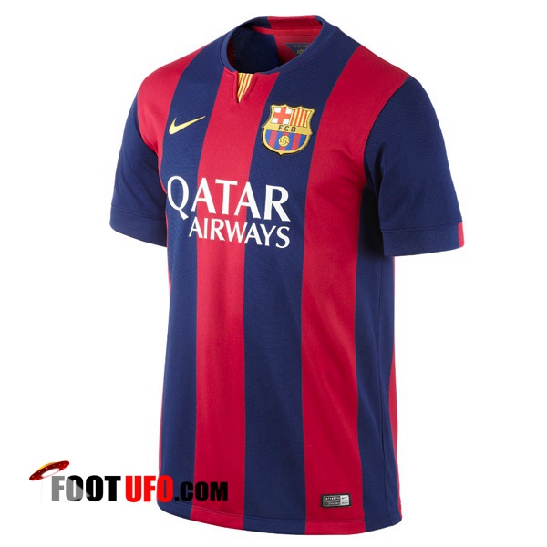 Maillot de Foot FC Barcelone Retro Domicile 2014/2015