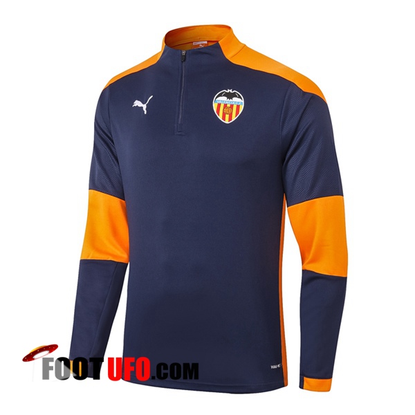 Sweatshirt Training Valencia Bleu Royal 2020/2021
