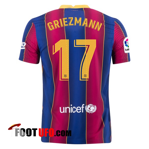 Maillot de Foot FC Barcelone (GRIEZMANN 17) Domicile 2020/2021