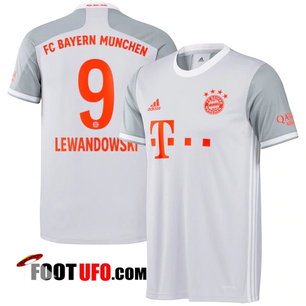 Maillot de Foot Bayern Munich (Lewandowski 9) Exterieur 2020/2021