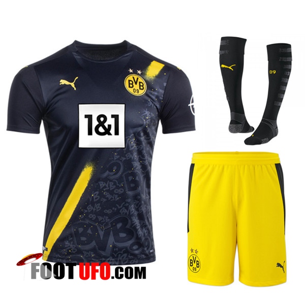 Ensemble Maillot Foot Dortmund BVB Exterieur (Short+Chaussettes) 2020/2021