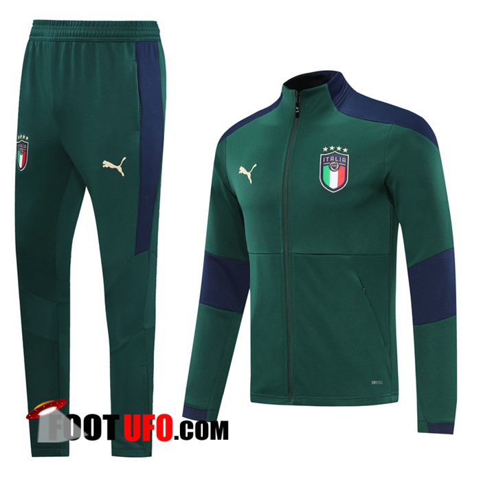 Nouveau Ensemble Survetement de Foot - Veste Italie Vert ...