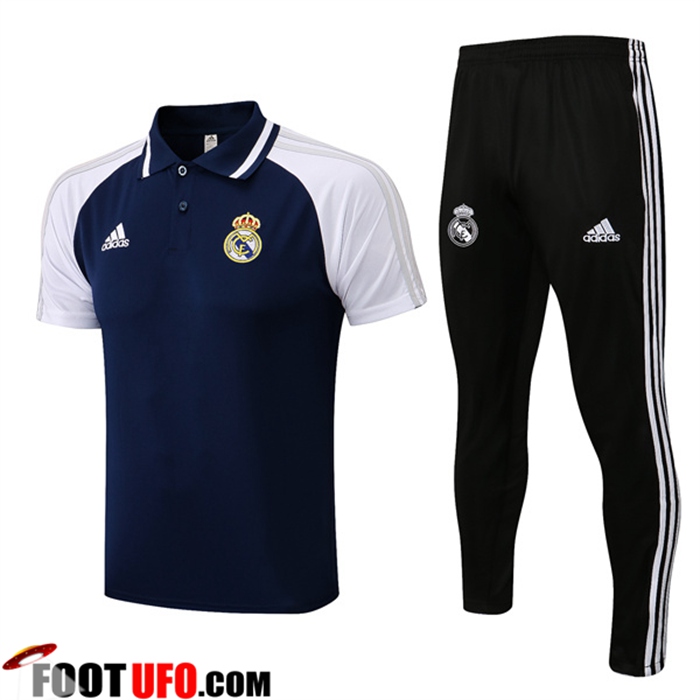 Ensemble Polo Real Madrid + Pantalon Bleu Marine 2022/2023