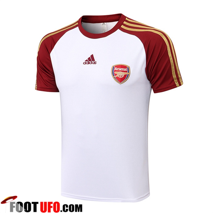 Training T-Shirts Arsenal Blanc/Rouge 2022/2023