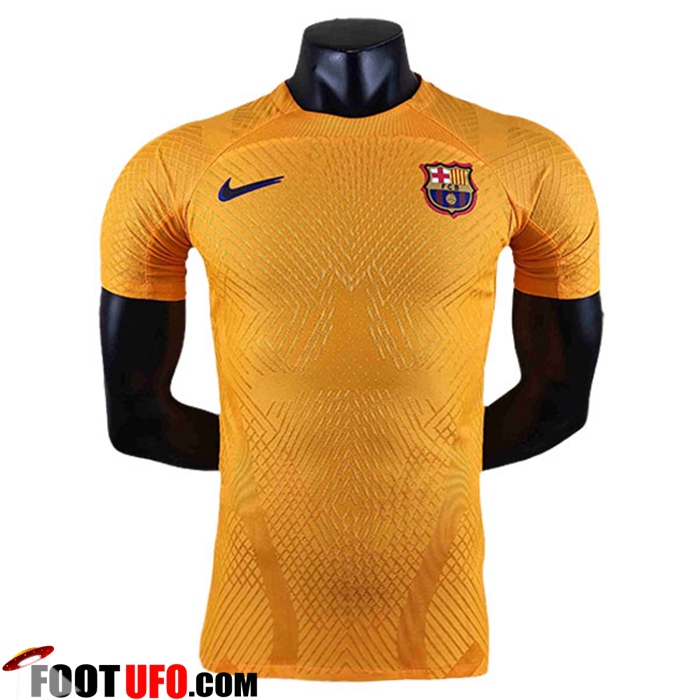 Training T-Shirts FC Barcelone Jaune 2022/2023