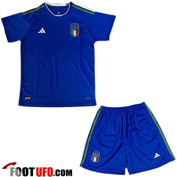 Maillot de Foot Italie Enfant Bleu 2022/2023