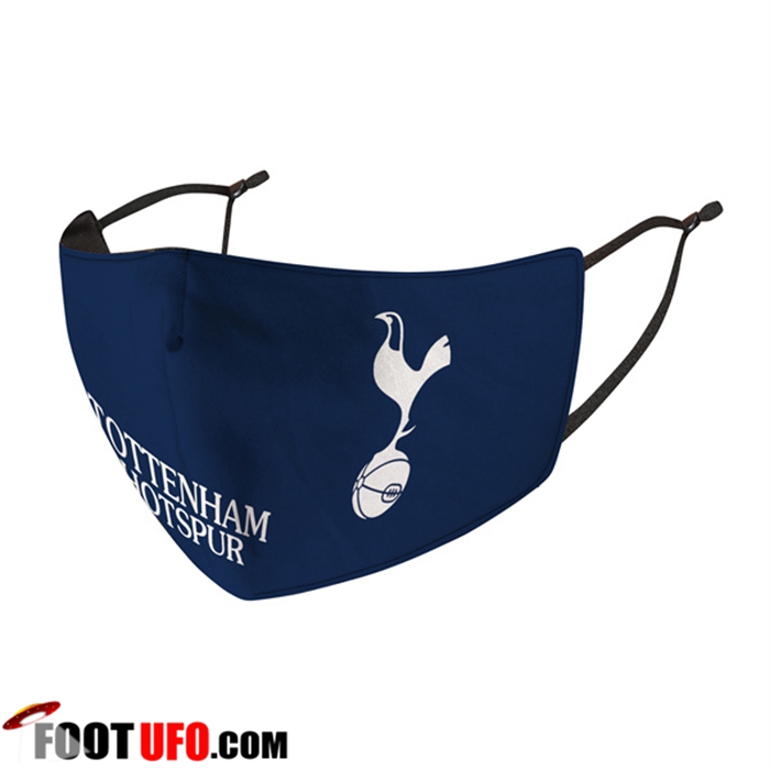 Nouveau Masques Foot Tottenham Bleu Marin Reutilisable