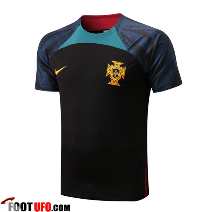 Training T-Shirts Portugal Noir 2022/2023